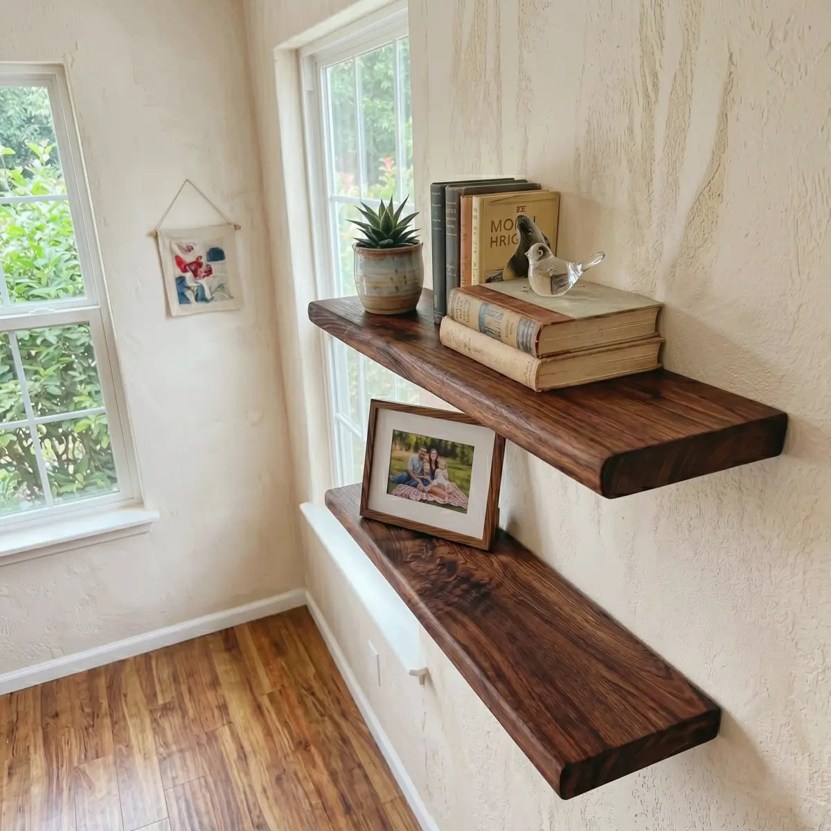 Solid Wood Floating Shelf