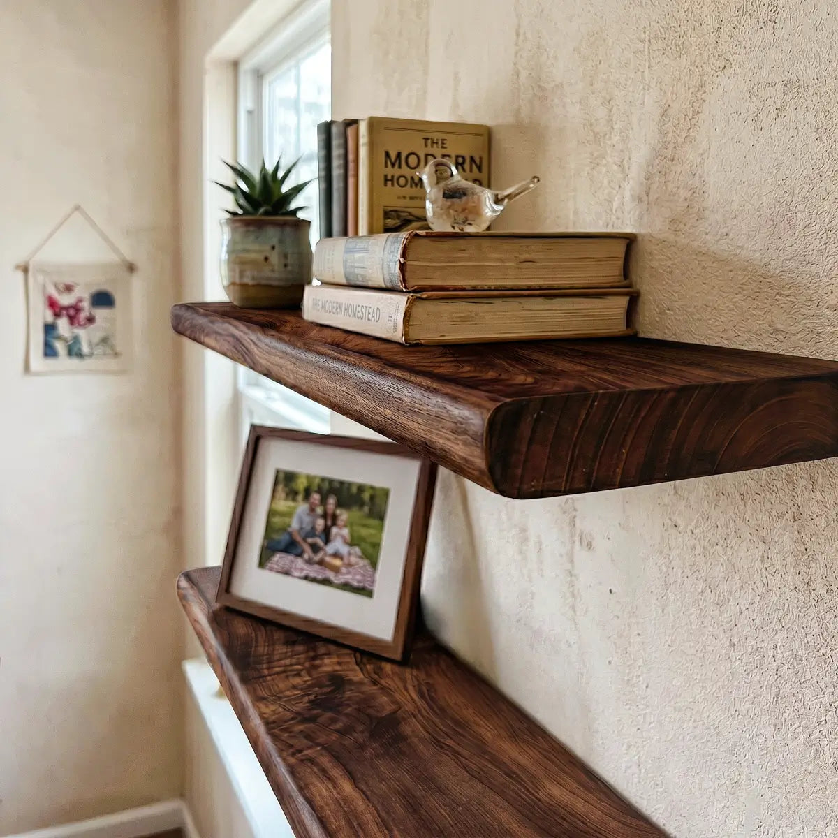 Solid Wood Floating Shelf