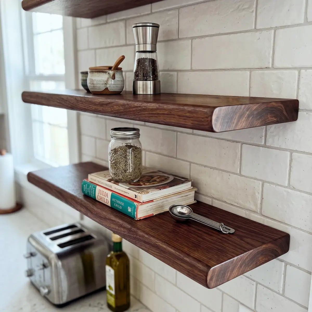 Solid Wood Floating Shelf