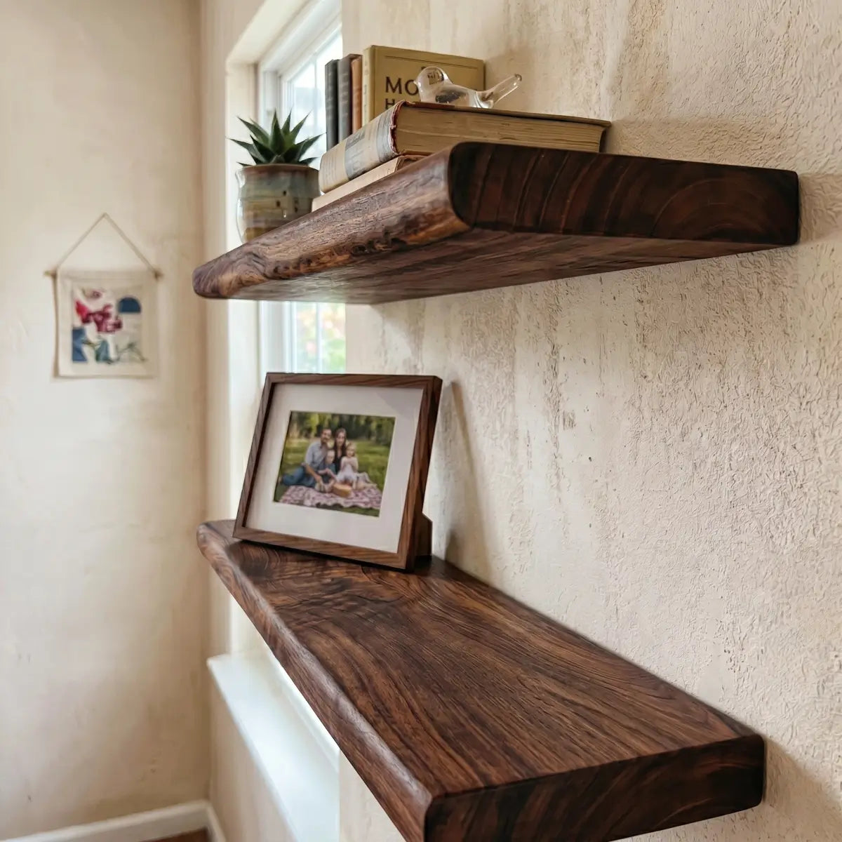 Solid Wood Floating Shelf