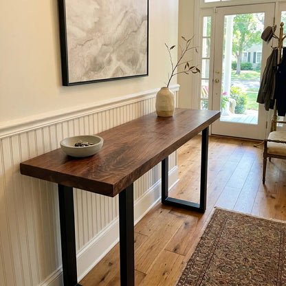Solid Black Walnut Bar Table