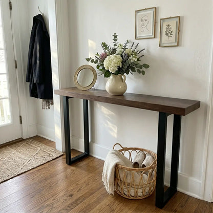 Solid Black Walnut Bar Table