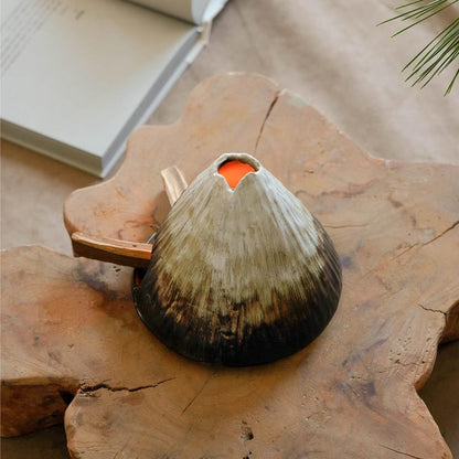 Fuji Mountain Ceramic Incense Burner