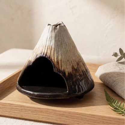 Fuji Mountain Ceramic Incense Burner