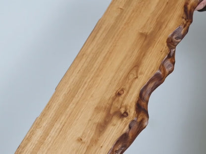 Solid Wood Organic Edge Floating Shelf