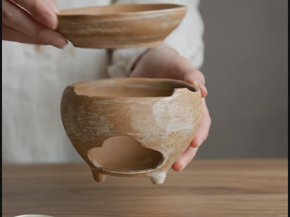 Terra Bowl Ceramic Wax Melt, Oil & Incense Warmer