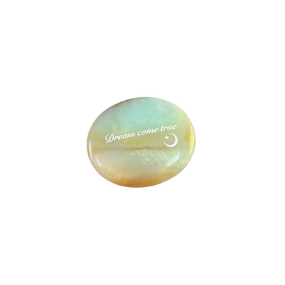Amazonite Palm Stone - “Dream Come True”