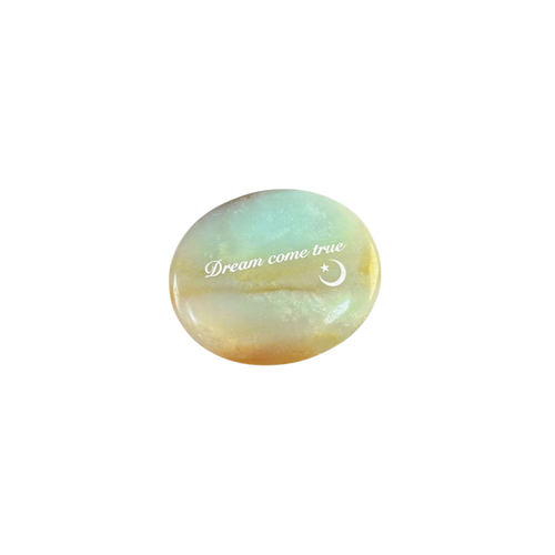 Amazonite Palm Stone - “Dream Come True”