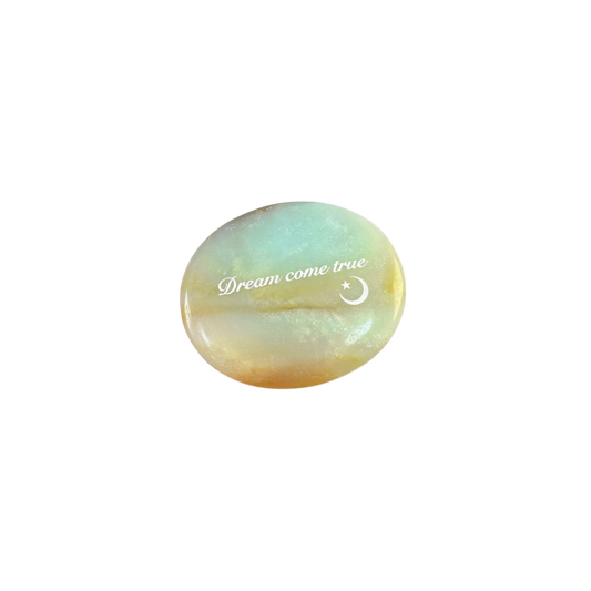 Amazonite Palm Stone - “Dream Come True”