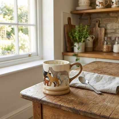 Dog Illustration Ceramic Mug